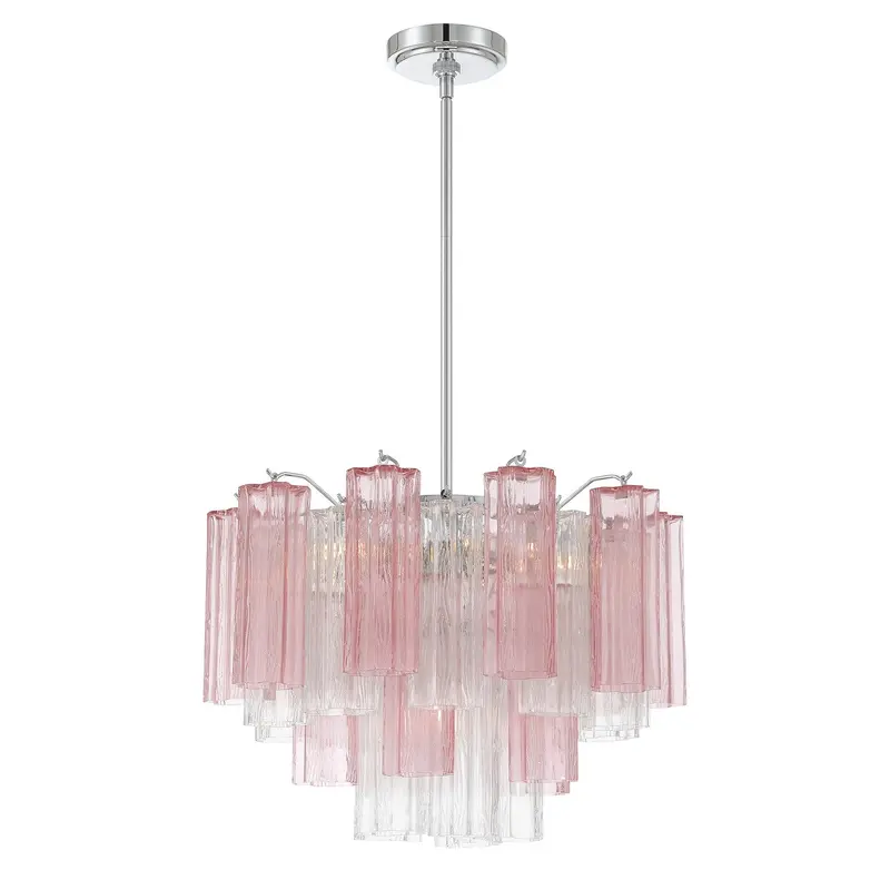 Addis Six Light Chandelier Polished Chrome