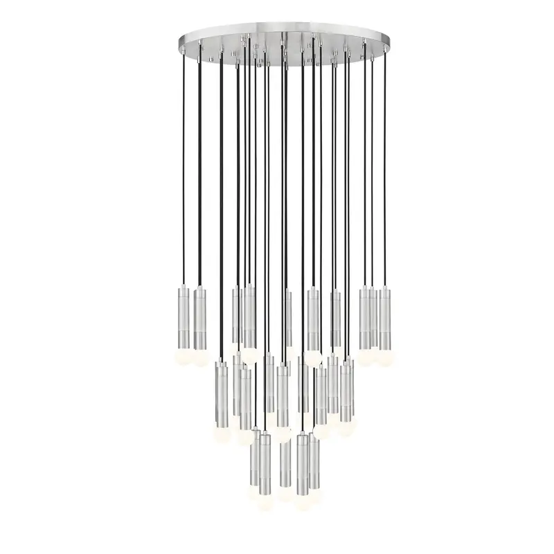 Stari 27 Light Chandelier Brushed Nickel