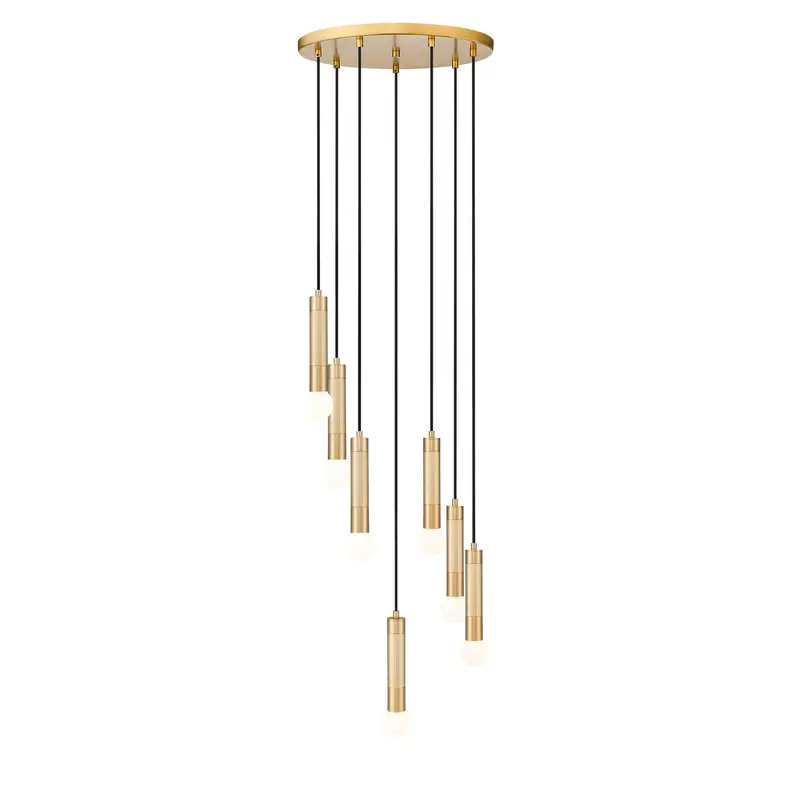 Stari Seven Light Chandelier Modern Gold