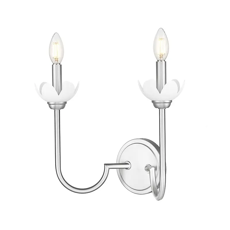 Allistair Two Light Wall Sconce Brushed Nickel