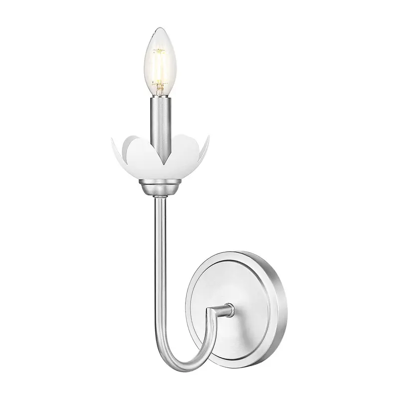 Allistair One Light Wall Sconce Brushed Nickel