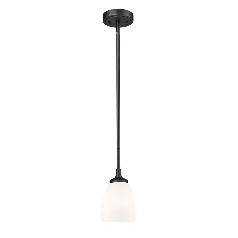Oren One Light Pendant Matte Black