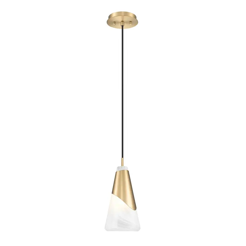 Aimie One Light Pendant Modern Gold