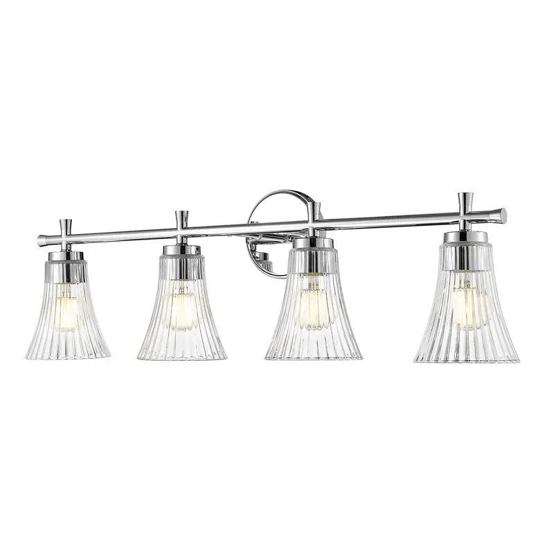Belle Four Light Vanity Chrome