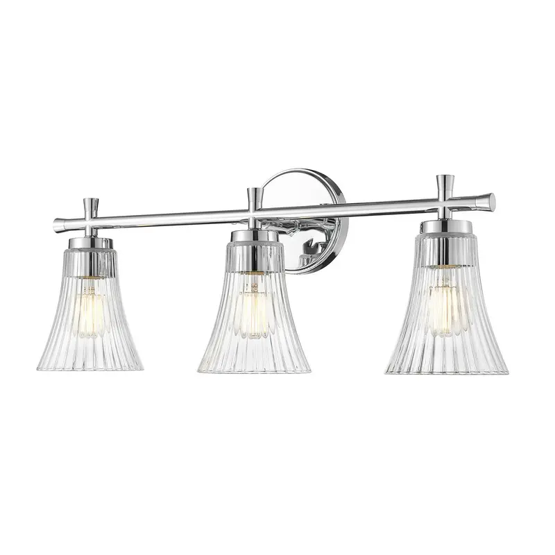 Belle Three Light Vanity Chrome