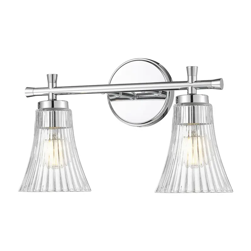 Belle Two Light Vanity Chrome