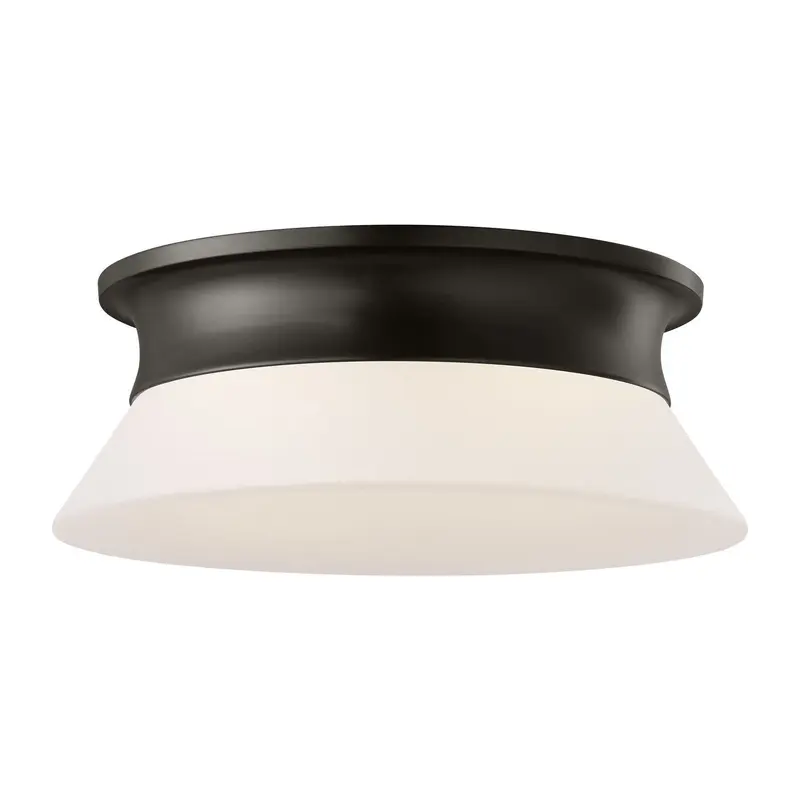 Panos Two Light Flush Mount Aged Iron