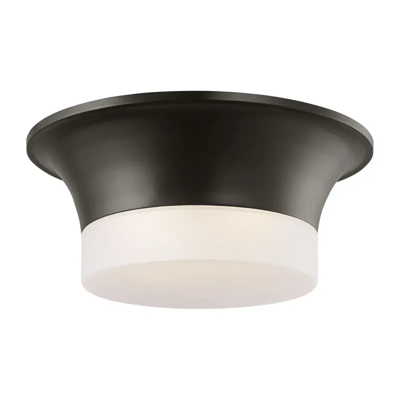 Sina Two Light Flush Mount Aged Iron