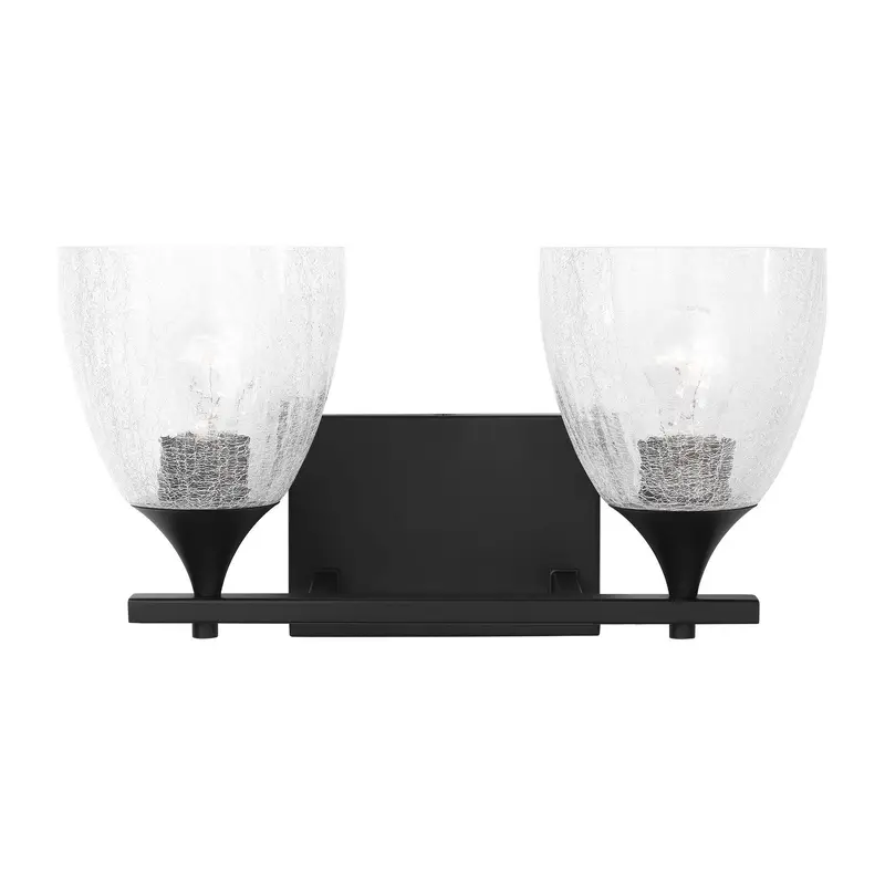 Toffino Two Light Vanity Midnight Black