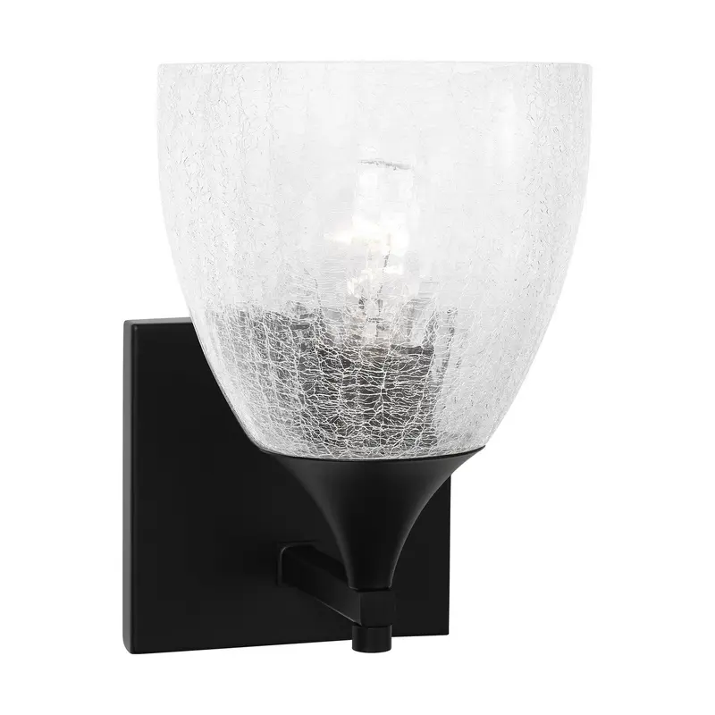 Toffino One Light Wall Sconce Midnight Black