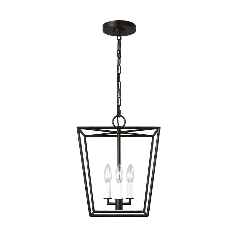 Viota Three Light Lantern Aged Iron