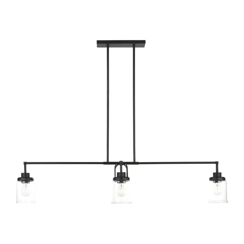 Anders Four Light Chandelier Midnight Black
