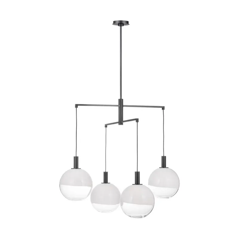 Torian Four Light Chandelier Aged Iron