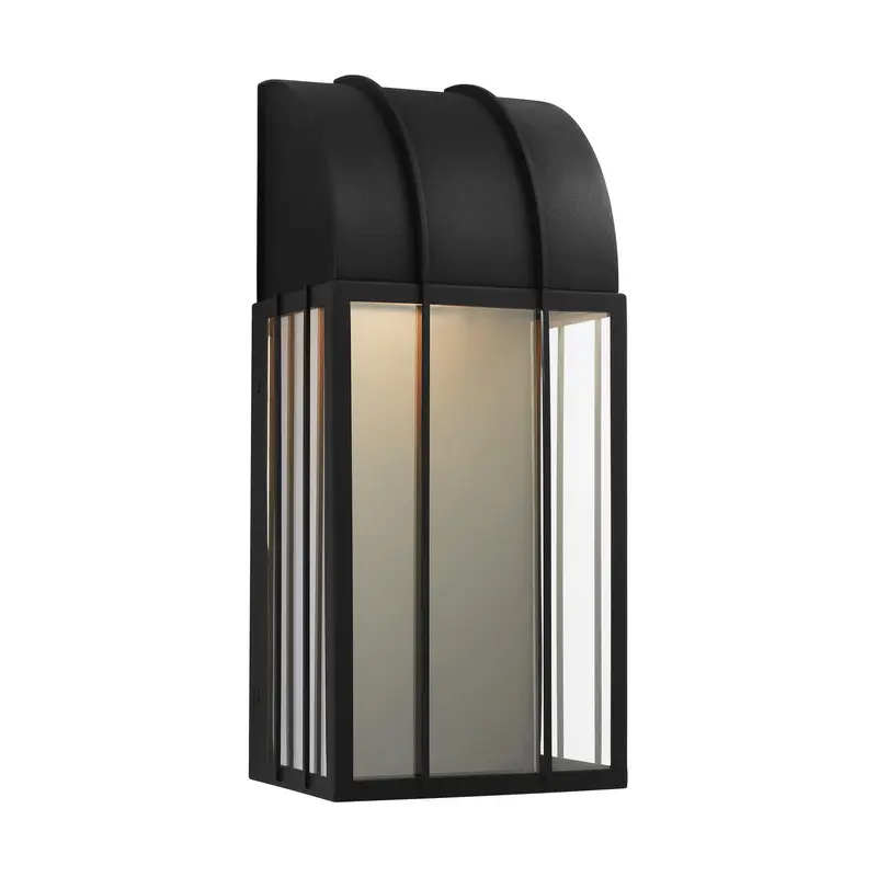 Veronica LED Wall Lantern Textured Black