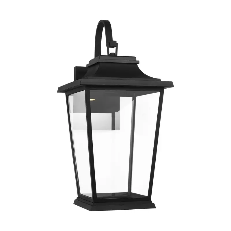 Warren LED Wall Lantern Textured Black