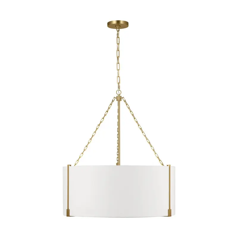Bergen Three Light Pendant Burnished Brass