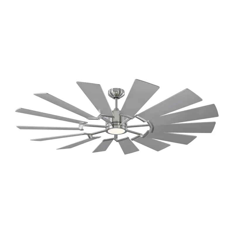 Prairie 62 62``Ceiling Fan Brushed Steel
