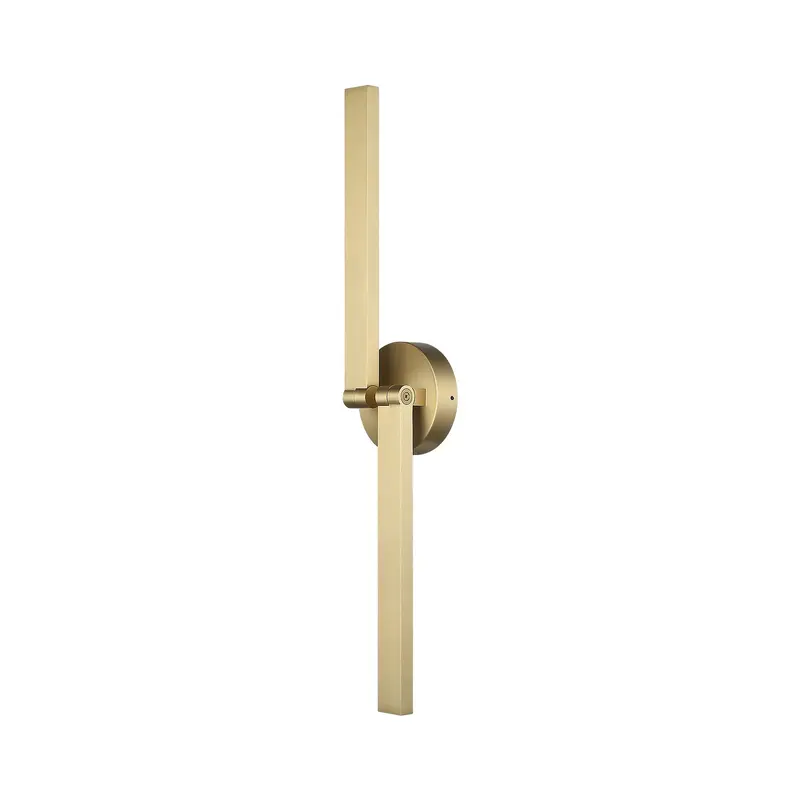 Archie Two Light Wall Sconce Brushed Gold