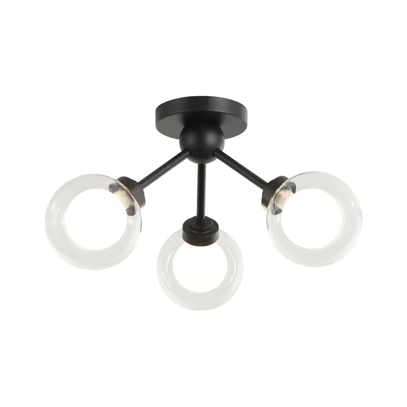 Solaris LED Chandelier Matte Black