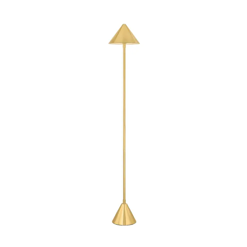 Salma LED Floor Lamp Aged Brass
