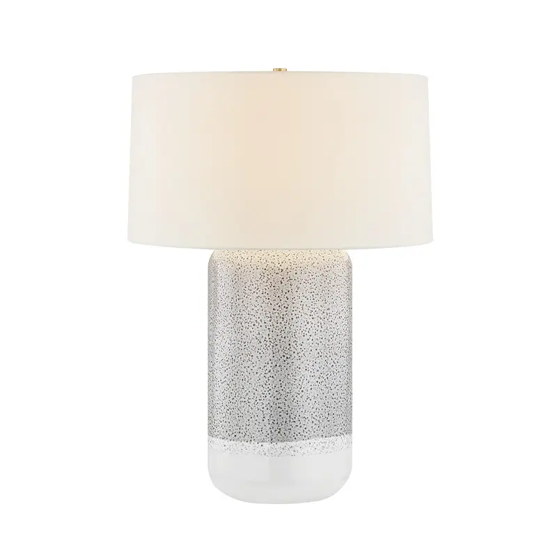 Washingtonville One Light Table Lamp Aged Brass/Ceramic Blue Shore