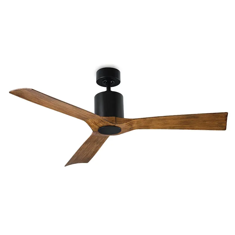 Aviator 54"Ceiling Fan Matte Black/Distressed Koa