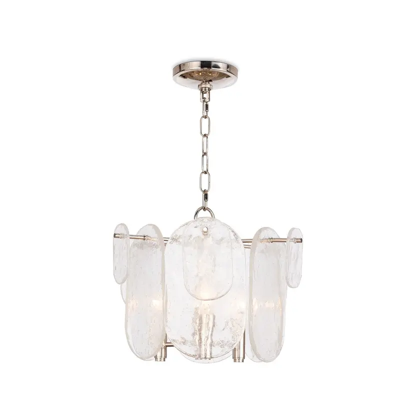 Echo Three Light Pendant Polished Nickel