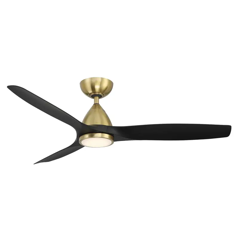 Skylark 54"Ceiling Fan Soft Brass/Matte Black
