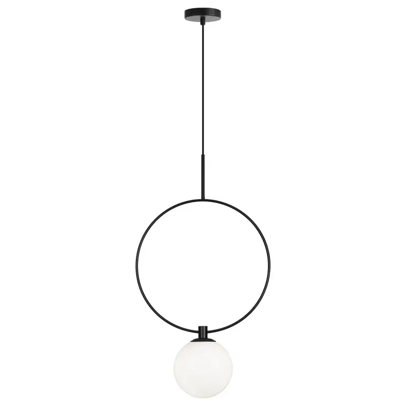 Averley One Light Pendant Black