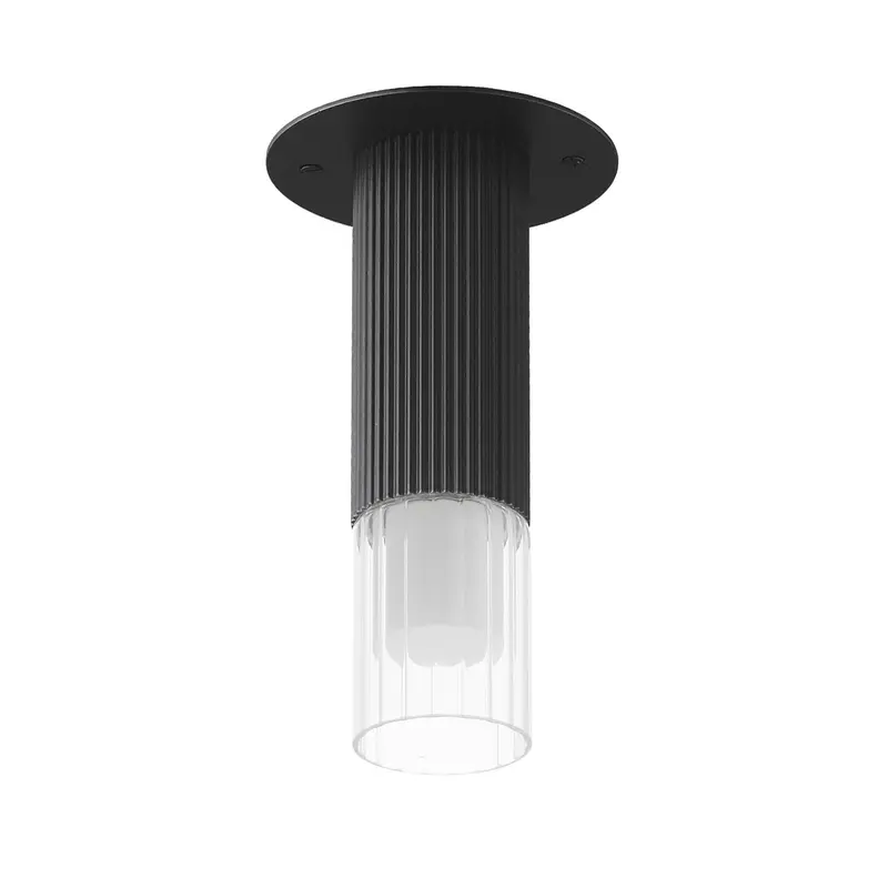 Reeds LED Flush Mount Black