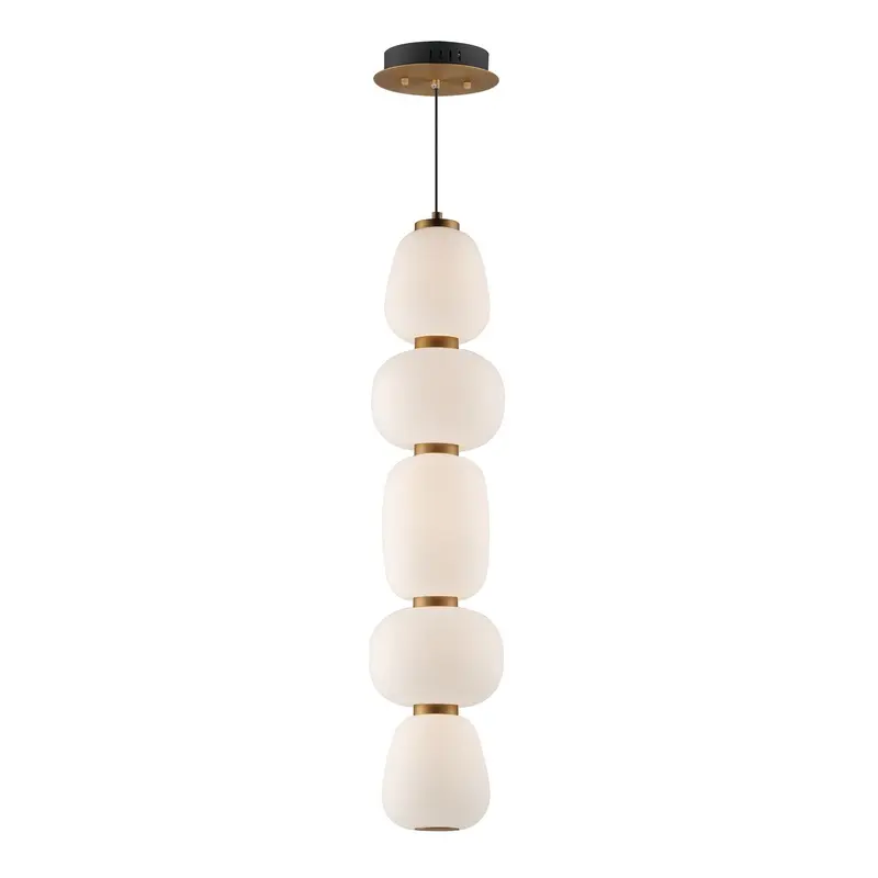 Soji LED Pendant Black / Gold