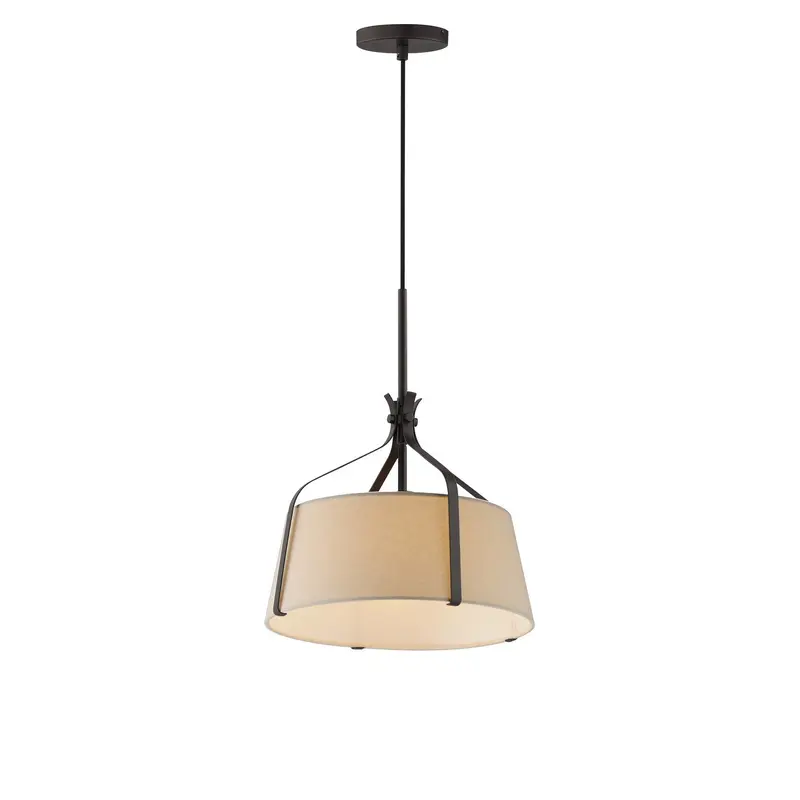 Bandera One Light Pendant Dark Bronze