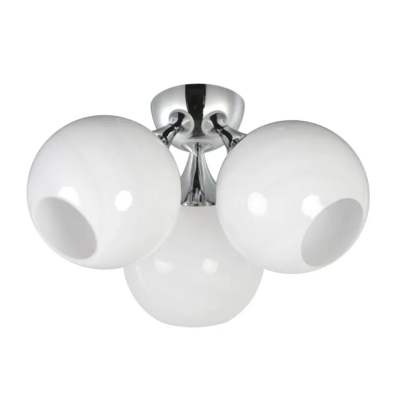 Neve Three Light Semi Flush Mount Polished Chrome