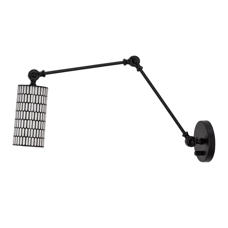 Shaka One Light Wall Sconce Black / White