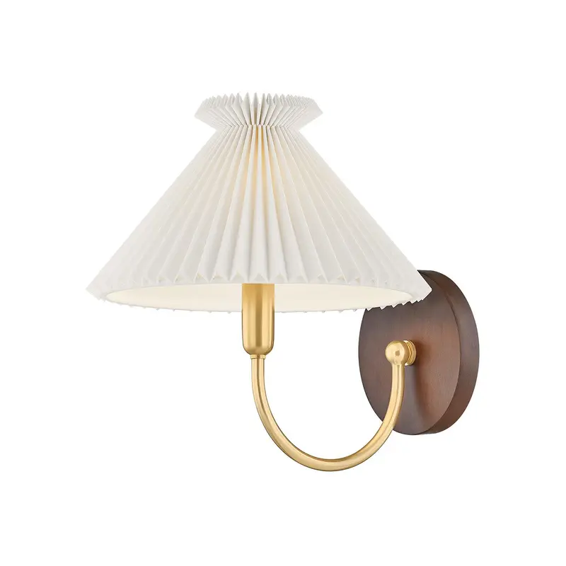 Acacia One Light Wall Sconce Aged Brass