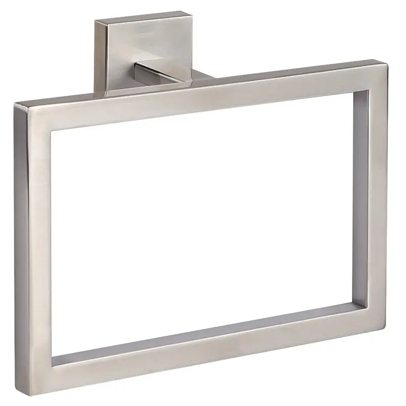 Bishop Towel Ring Brushed Nickel