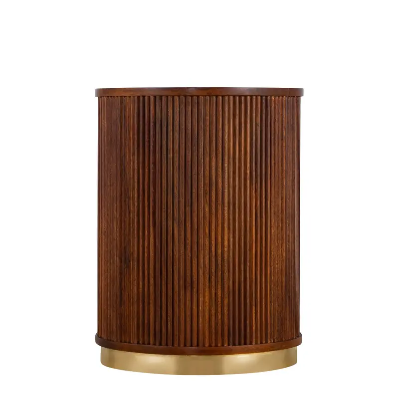 Delaney Side Table Medium Brown