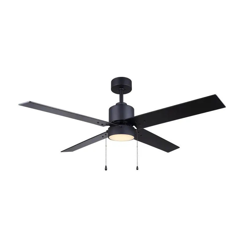 Tate 52"Ceiling Fan Matte Black