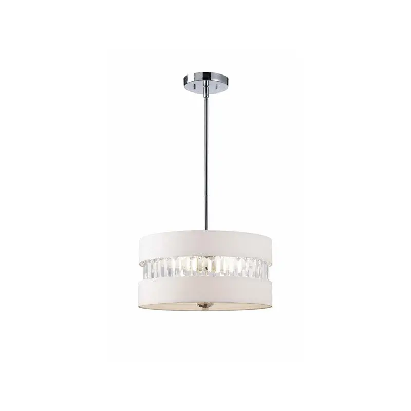 Ballard Three Light Chandelier Chrome