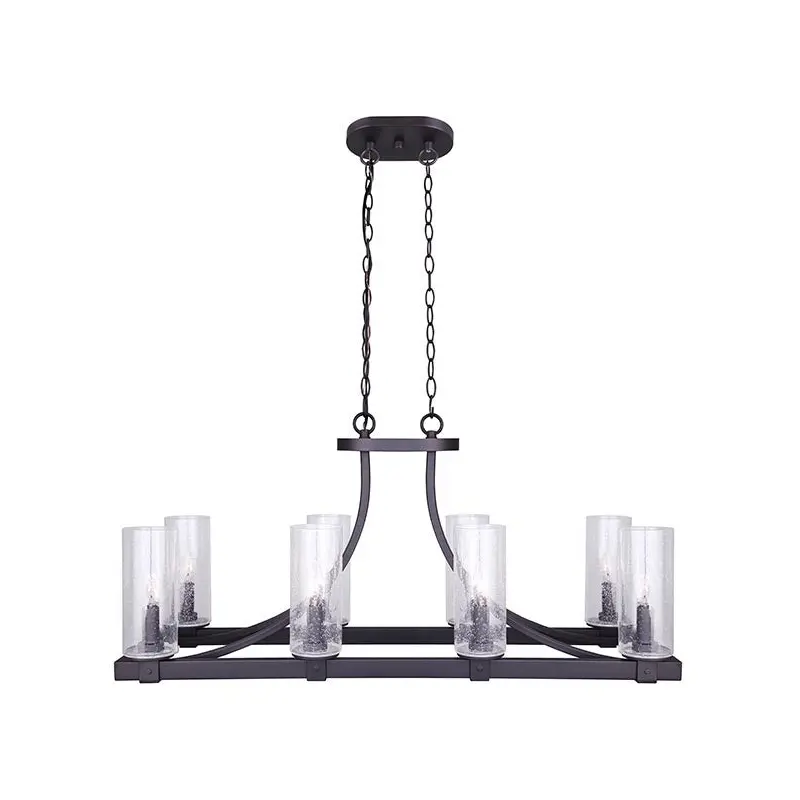 Nash Eight Light Chandelier Oil Rubbed Bronze