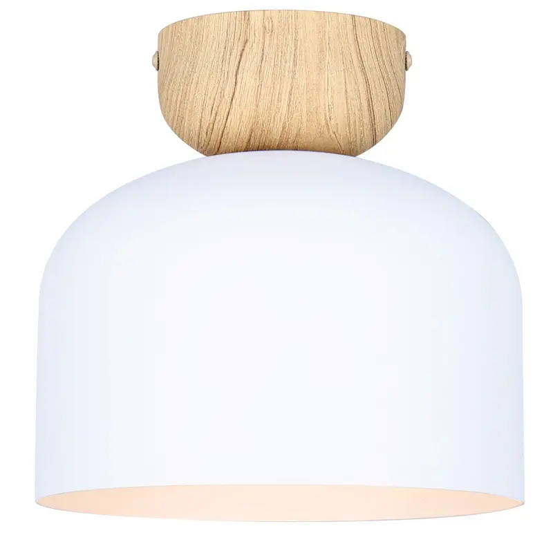 Caleb One Light Flush Mount Matte White