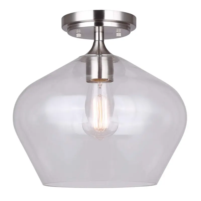 Conall One Light Flush Mount Brushed Nickel