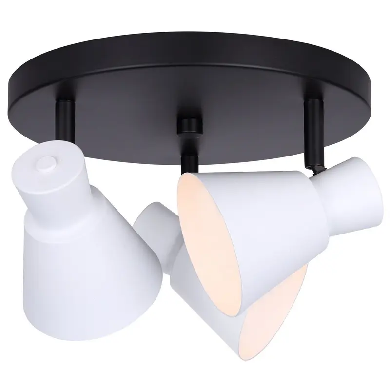 Radley Three Light Track Lighting Black/White