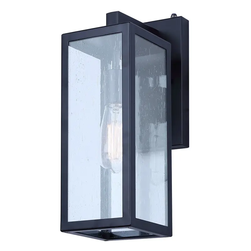 Alaina One Light Outdoor Wall Mount Black