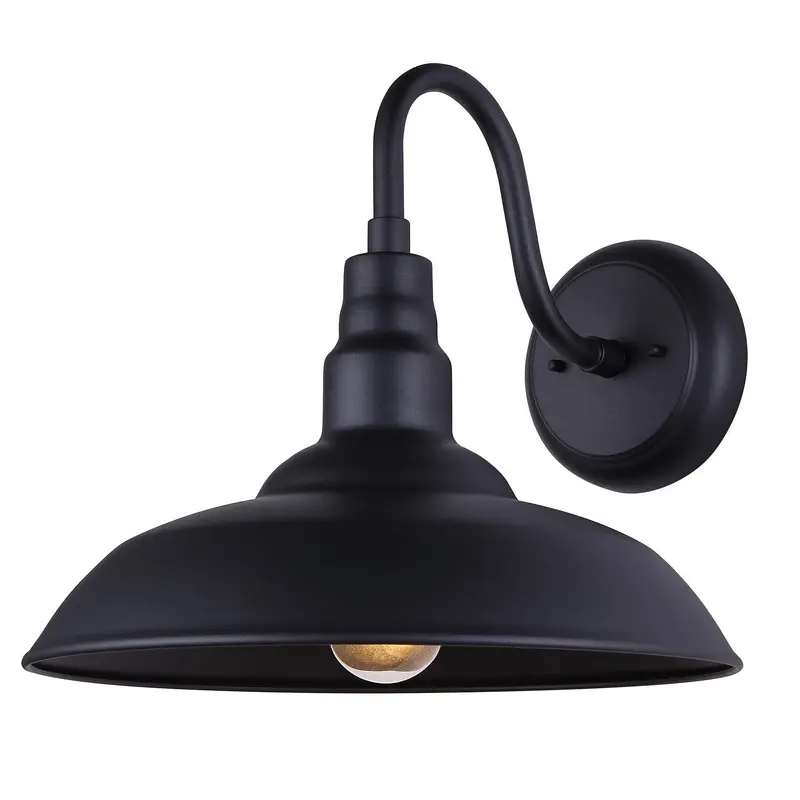 Valec One Light Outdoor Wall Mount Sand Black