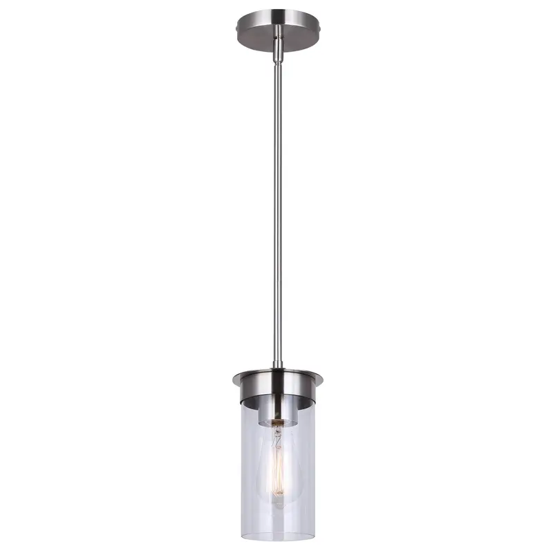 Benson One Light Pendant Brushed Nickel