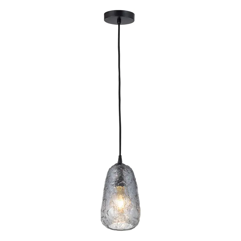 Eden One Light Pendant Matte Black