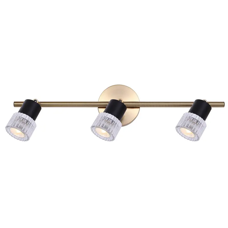 Elsee Three Light Track Lighting Black