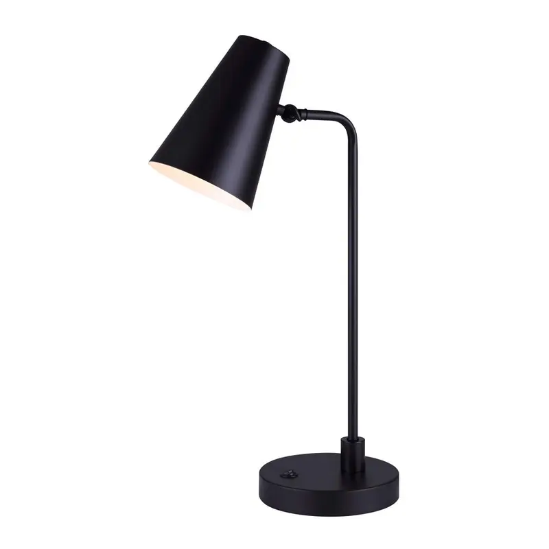 Orli One Light Table Lamp Black