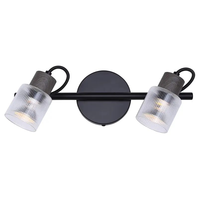 Owen Two Light Track Light Black